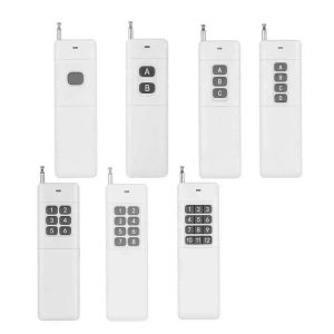 Long Range High Power Wireless Remote Control, Multi-Button Optional, Smart Switch Transmitter