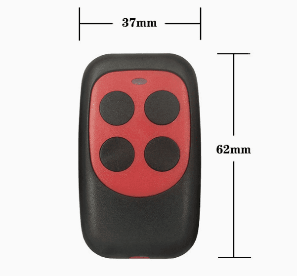 4-Button EV1527 RF Wireless Remote Control (315MHz / 433MHz) | Copy/Clone Remote Switch for Gate, Garage, Water Pump, Motor & Lighting - Image 2